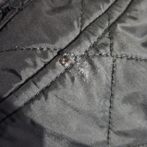 Barbour Heritage Liddesdale Jacket Black Quilted Lightweight Corduroy Mens Small - Picture 10 of 16